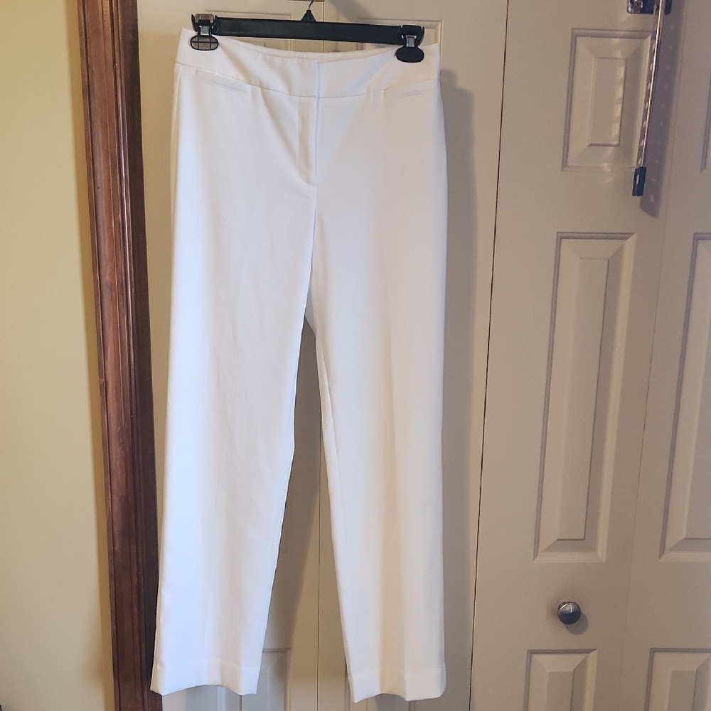 Elegant White Women's Pants
